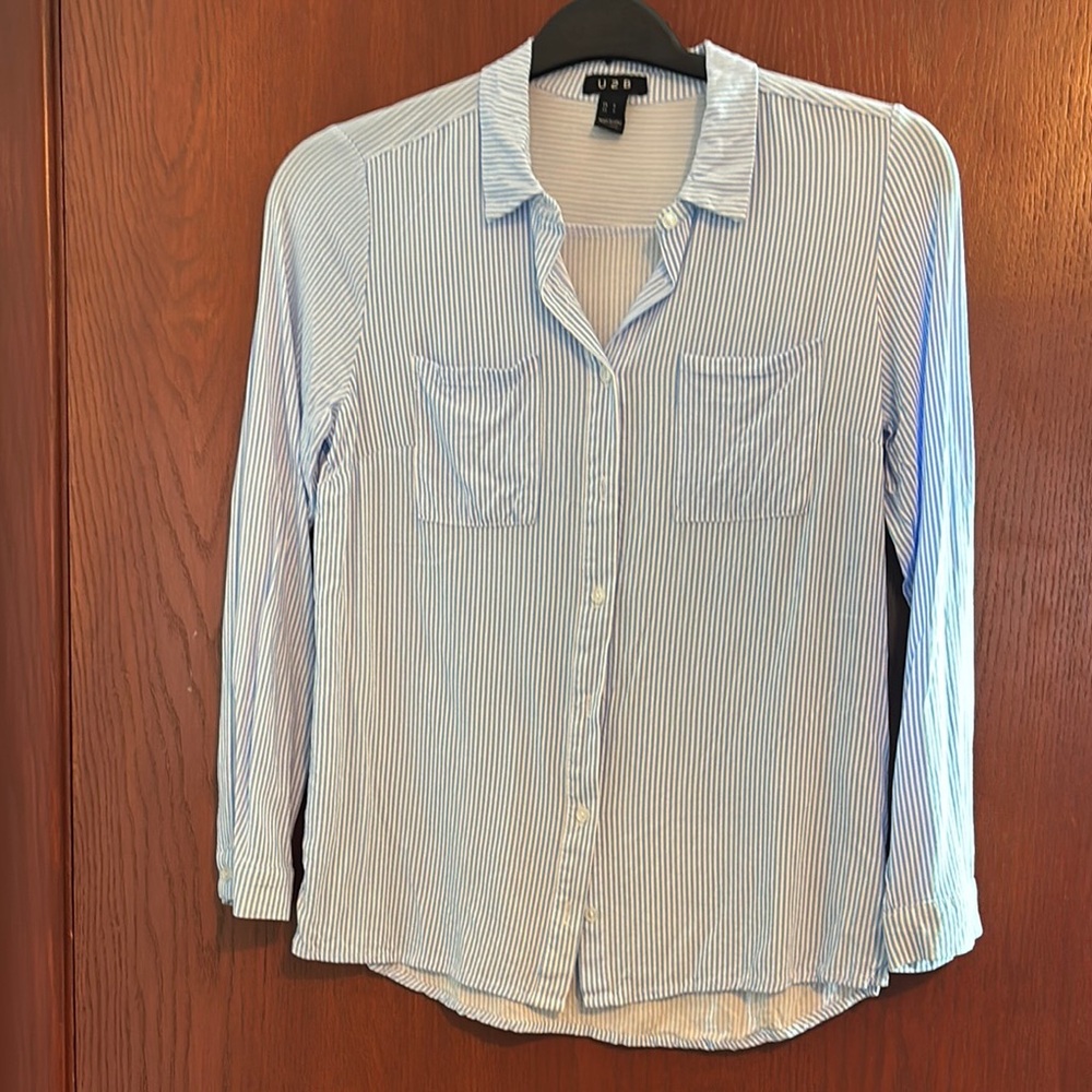 H&M Blue Striped Men's Shirt